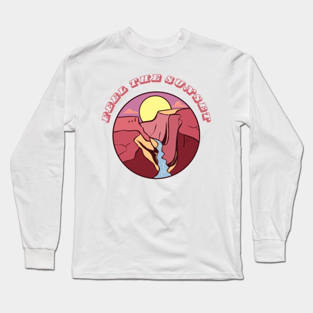 Desert ' Feel the Sunset Long Sleeve T-Shirt by Syntax Wear